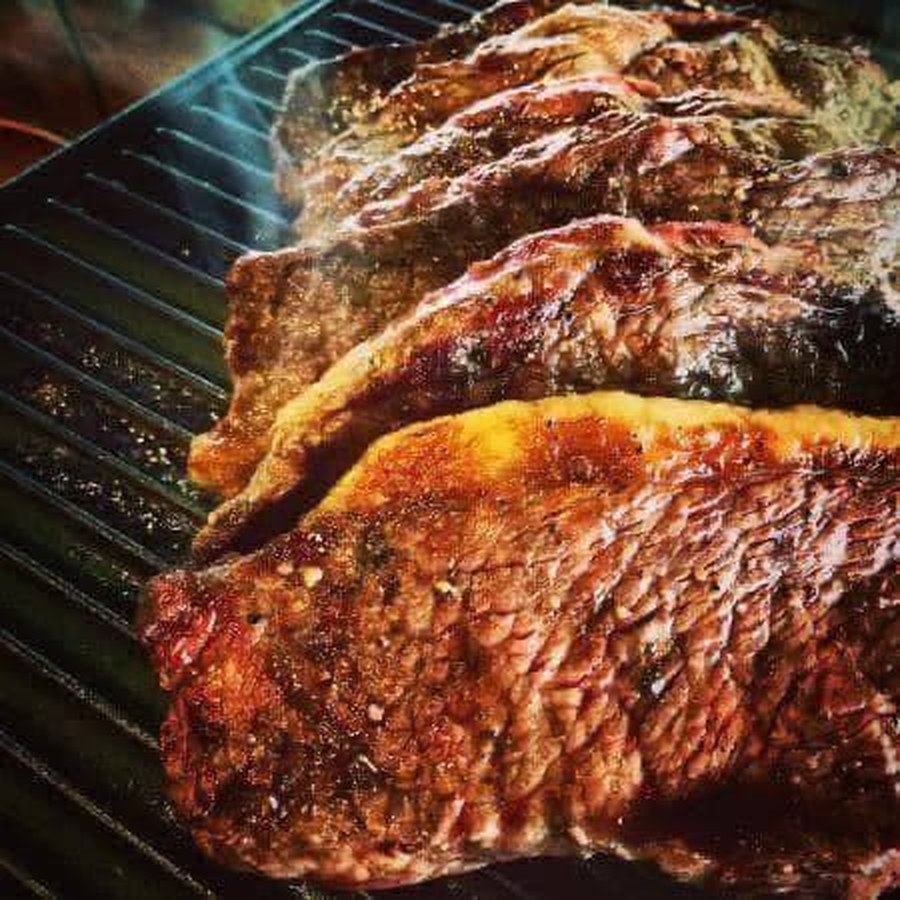 Steaks op de grill bij Mighty Racks